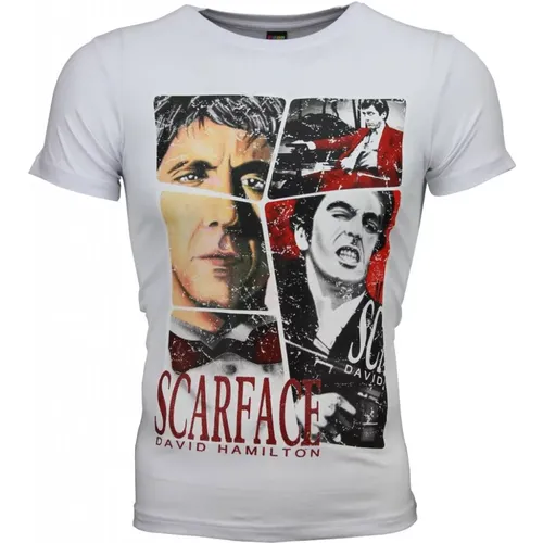 Scarface Frame Print - Herren T-Shirt - 2008W - Local Fanatic - Modalova
