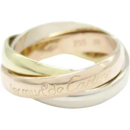 Pre-owned Gold rings , female, Sizes: ONE SIZE - Cartier Vintage - Modalova