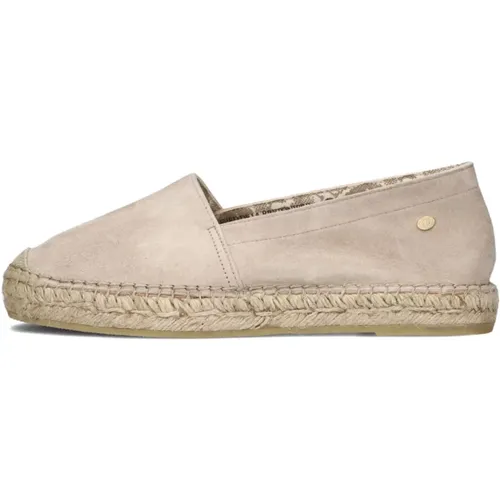 Taupe Suede Espadrilles Mili Ana , Damen, Größe: 38 EU - Fred de la Bretoniere - Modalova