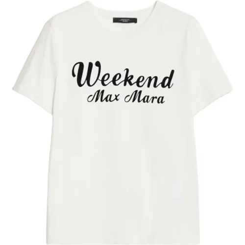 Baumwoll-Print T-Shirt - Max Mara Weekend - Modalova