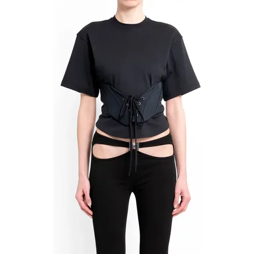 T-Shirts , Damen, Größe: M - Mugler - Modalova