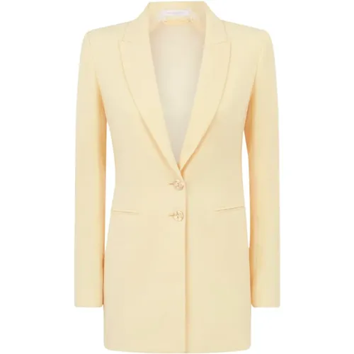 Jacket Classic Design Transparent Detail , female, Sizes: S, XS, M, L, 2XS - PATRIZIA PEPE - Modalova