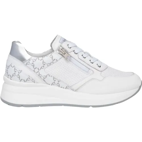 Weiße Sneakers mit DryGo!® Technologie , Damen, Größe: 36 EU - Nerogiardini - Modalova