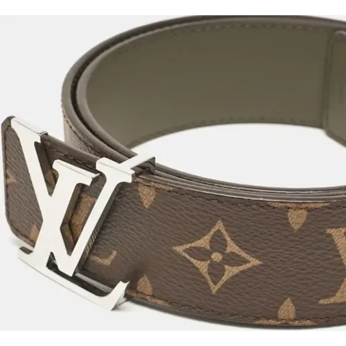 Pre-owned Canvas belts , male, Sizes: ONE SIZE - Louis Vuitton Vintage - Modalova