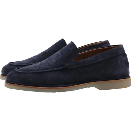 Leather Loafer Slip-On Shoe , male, Sizes: 7 1/2 UK, 9 UK, 10 UK, 8 UK, 11 UK, 7 UK, 8 1/2 UK - Elia Maurizi - Modalova