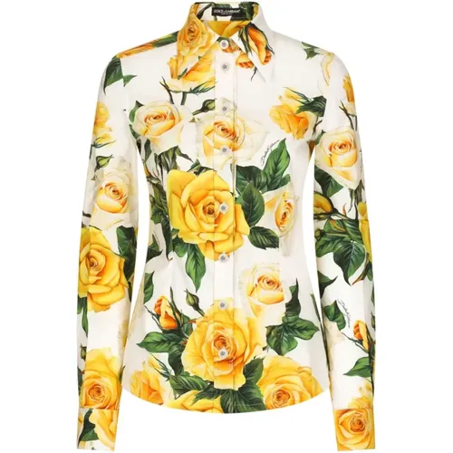 Blouses & Shirts , female, Sizes: M, S - Dolce & Gabbana - Modalova