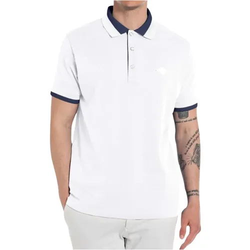 Herren Polo Shirt , Herren, Größe: S - Replay - Modalova