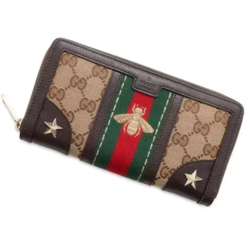 Pre-owned Canvas wallets , female, Sizes: ONE SIZE - Gucci Vintage - Modalova