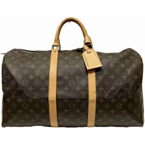 Pre-owned Canvas travel-bags , female, Sizes: ONE SIZE - Louis Vuitton Vintage - Modalova