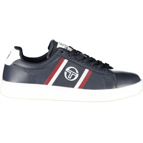 Embroidered Sneakers with Contrast Detail , male, Sizes: 8 UK, 10 UK, 7 UK - Sergio Tacchini - Modalova