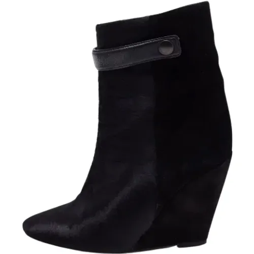 Chic Leather Boots , female, Sizes: 3 UK - Isabel Marant Pre-owned - Modalova