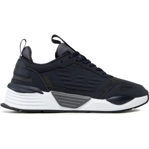 Men Sneakers with Logo Application , male, Sizes: 7 1/3 UK - Emporio Armani EA7 - Modalova