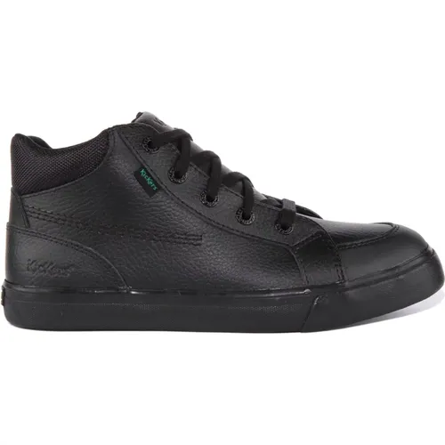 Sporty Leather Shoe Junior , female, Sizes: 4 UK - Kickers - Modalova