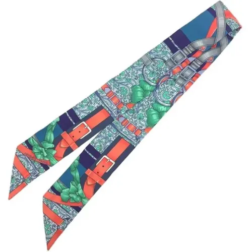 Pre-owned Silk scarves , female, Sizes: ONE SIZE - Hermès Vintage - Modalova