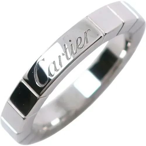 Pre-owned Silver White Gold Cartier Ring , female, Sizes: ONE SIZE - Cartier Vintage - Modalova