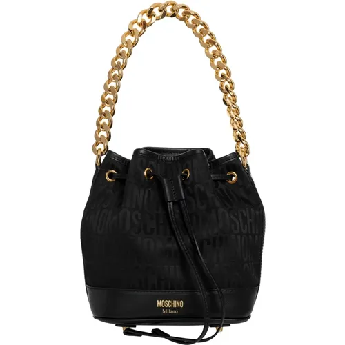 Elegant and Versatile Bucket Bag , female, Sizes: ONE SIZE - Moschino - Modalova