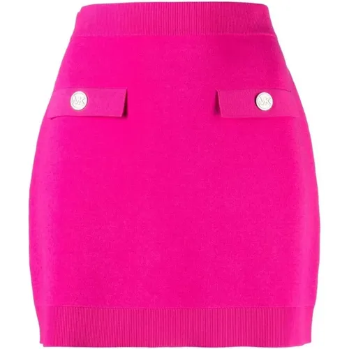 Eco mini skirt with pocket , female, Sizes: S - Michael Kors - Modalova