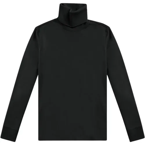 Schwarzes Stretch-Baumwoll-T-Shirt , Damen, Größe: 2XL - Brooks Brothers - Modalova