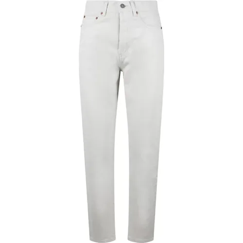 High-Waisted Slim-Fit Jeans , female, Sizes: W29, W26 - Saint Laurent - Modalova