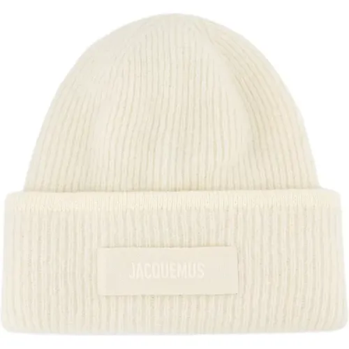 Alpaka Wolle Beanie - Weiß - Jacquemus - Modalova