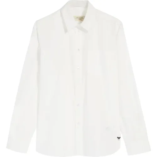 Stilvolles weißes Baumwollhemd für Frauen , Damen, Größe: M - Max Mara Weekend - Modalova
