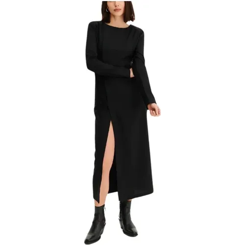 Wool Wallet Dress , female, Sizes: M - Noyoco - Modalova