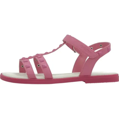 Stilvolle Sommersandalen für Mädchen,Flat Sandals - Geox - Modalova