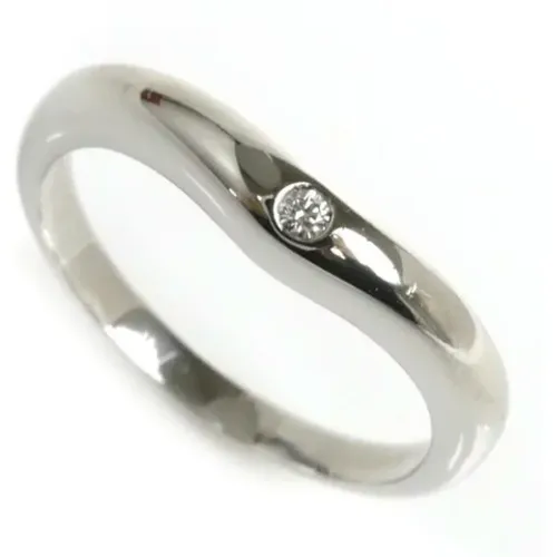 Pre-owned Platinum rings , female, Sizes: ONE SIZE - Bvlgari Vintage - Modalova