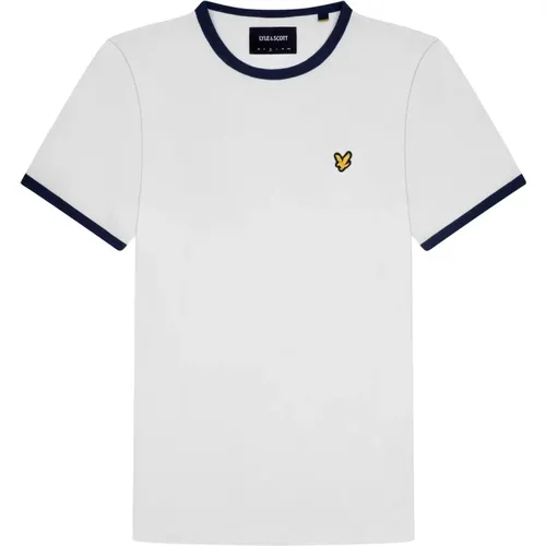 T-Shirts,Ringer Tee Klassisches Retro-Stil Shirt,Ringer T-Shirt für SS T-Shirts - Lyle & Scott - Modalova