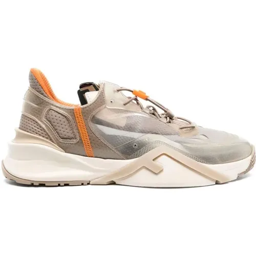 Flow Slip-On Sneakers , male, Sizes: 5 UK - Fendi - Modalova