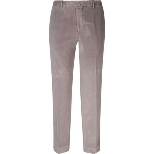 Mens Clothing Trousers Grey Aw23 , male, Sizes: L - Dell'oglio - Modalova