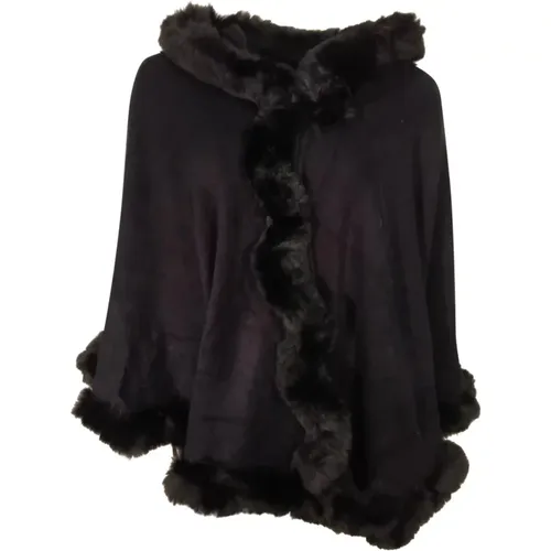 Luxury Faux Fur Capes for Women , female, Sizes: ONE SIZE - Hollies - Modalova