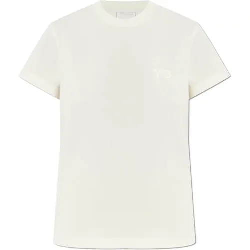 T-Shirt mit Logo , Damen, Größe: M - Y-3 - Modalova