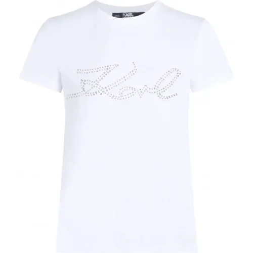 T-Shirt Signature Karl Lagerfeld - Karl Lagerfeld - Modalova