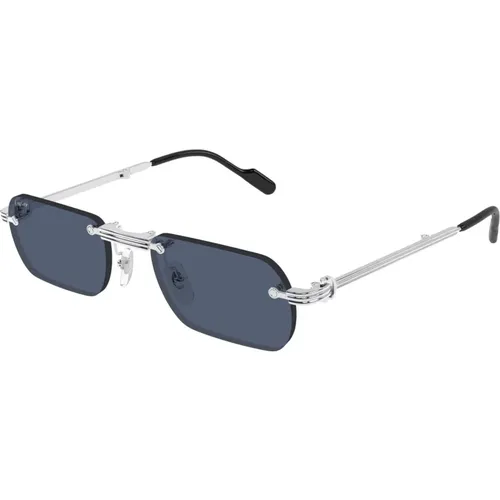 Ct0499S 002 Sunglasses , male, Sizes: 55 MM - Cartier - Modalova