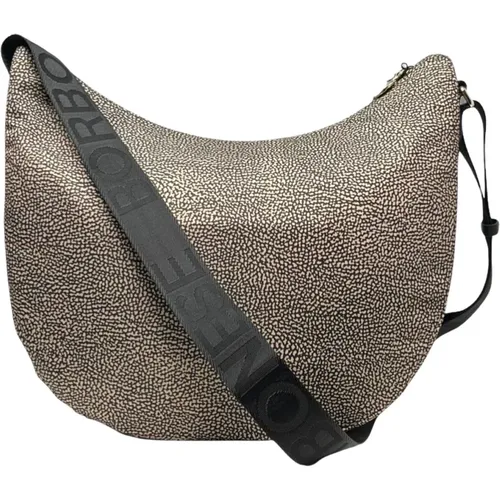 Luna Bag Medium - Stilvolle Schultertasche für moderne Frauen , Damen, Größe: ONE Size - Borbonese - Modalova