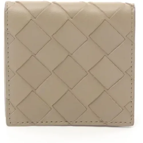 Pre-owned Leather wallets , female, Sizes: ONE SIZE - Bottega Veneta Vintage - Modalova