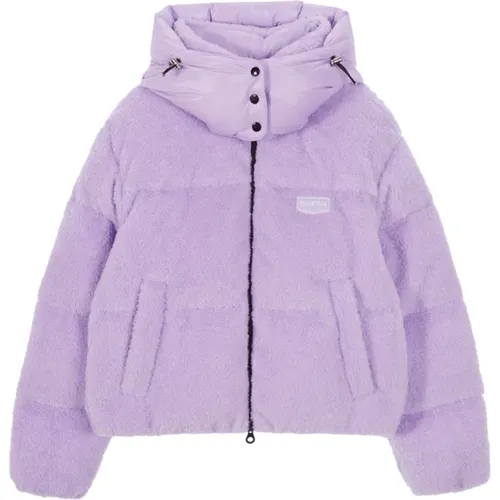 Lila Steppdaunenjacke Aw24 , Damen, Größe: S - duvetica - Modalova