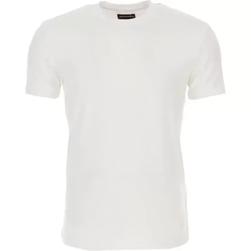 Weiße T-Shirts und Polos für Herren - Emporio Armani - Modalova