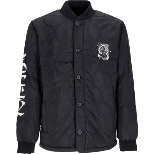 Quilted Bomber Jacket , male, Sizes: L, M, XL, S - Ripndip - Modalova