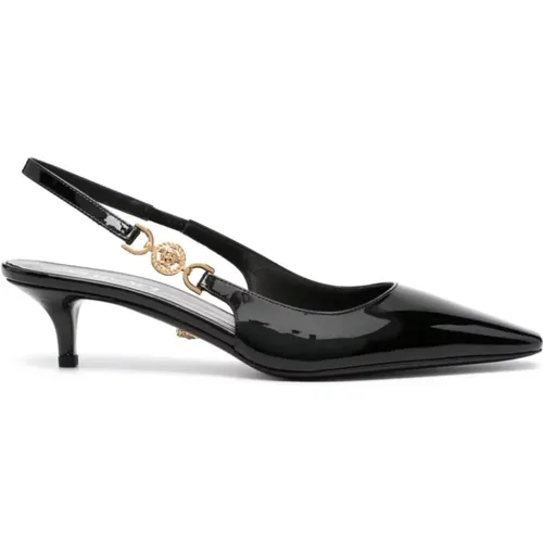 Pumps for Women , female, Sizes: 5 UK, 5 1/2 UK, 4 1/2 UK, 7 UK, 3 1/2 UK, 4 UK - Versace - Modalova