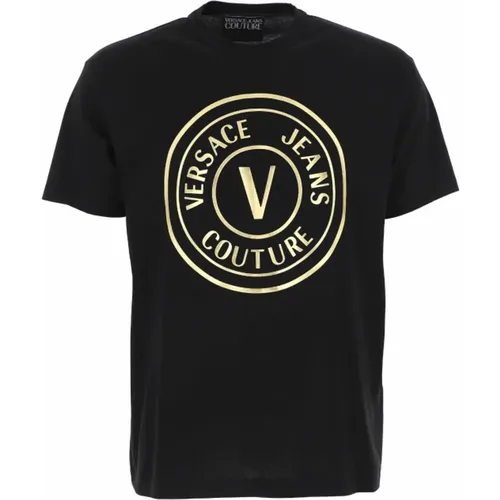 T-shirts and Polos , male, Sizes: S - Versace Jeans Couture - Modalova