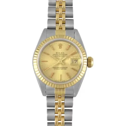 Pre-owned Gold watches , female, Sizes: ONE SIZE - Rolex Vintage - Modalova