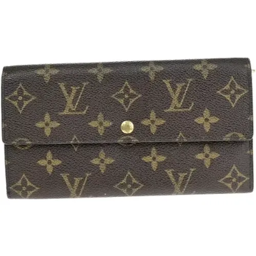 Pre-owned Canvas wallets , female, Sizes: ONE SIZE - Louis Vuitton Vintage - Modalova