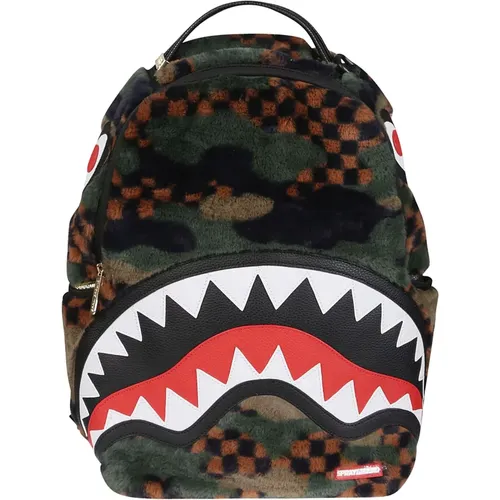 Camouflage Backpack , male, Sizes: ONE SIZE - Sprayground - Modalova
