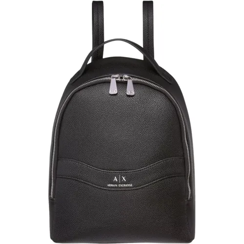 Backpack with Zipper Closure , female, Sizes: ONE SIZE - Armani Exchange - Modalova