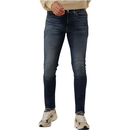 Blaue Skinny Jeans Calvin Klein - Calvin Klein - Modalova