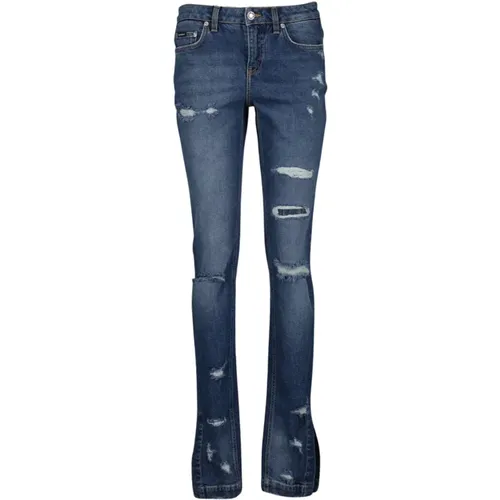 Slim Fit Denim Jeans , Damen, Größe: XS - Dolce & Gabbana - Modalova