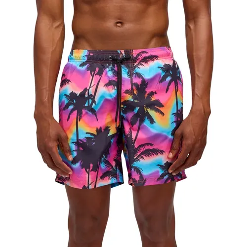 Miami Beach Boxer Shorts , male, Sizes: XL - Sundek - Modalova