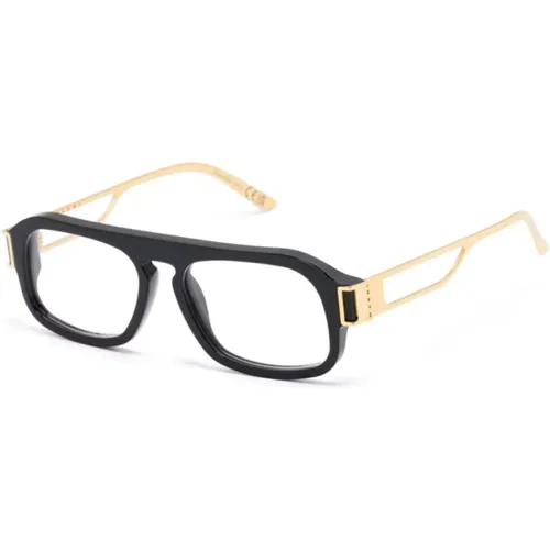 Schwarze Optische Brille, vielseitig und stilvoll , unisex, Größe: ONE Size - Marni - Modalova